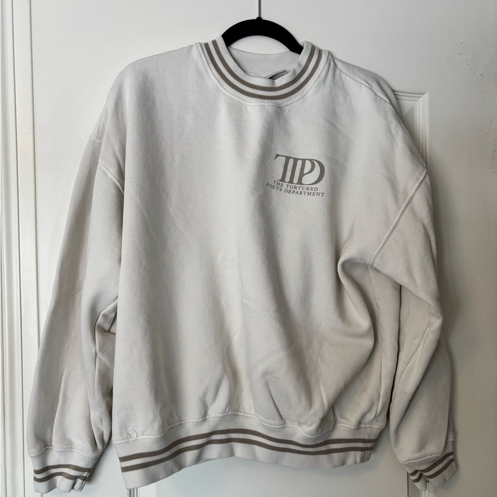 Taylor Swift TTPD Cream Crewneck